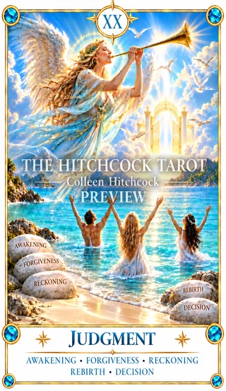 Judgment from the Hitchcock Tarot Cards