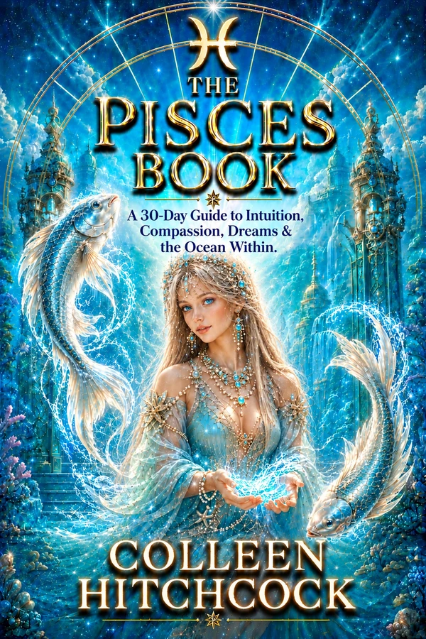 The Pisces Book by Colleen Hitchcock, front cover