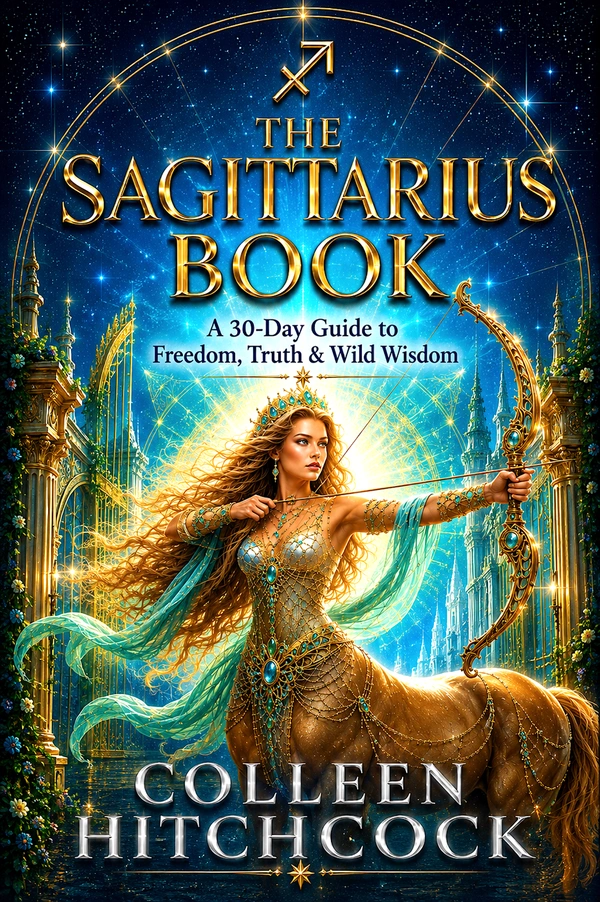 The Sagittarius Book by Colleen Hitchcock, front cover