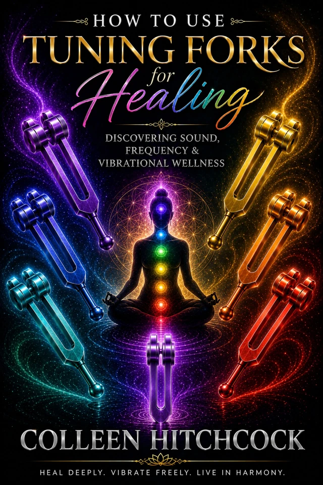 How to Use Tuning Forks for Healing by Colleen Hitchcock, front cover
